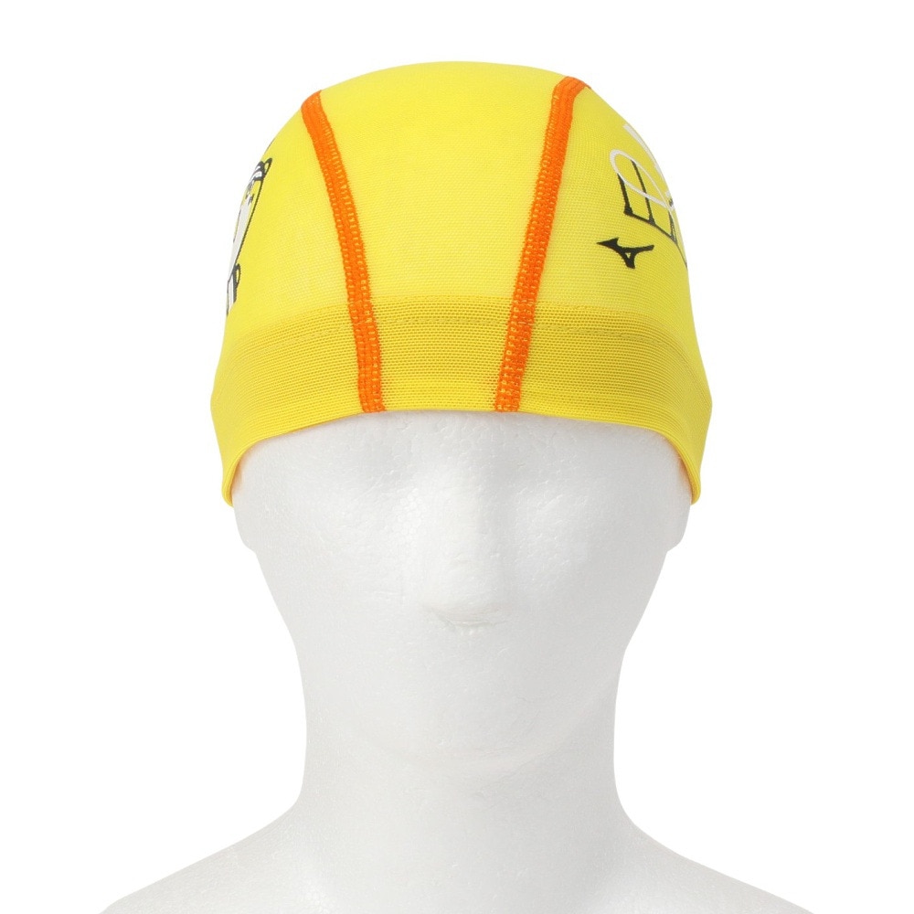 ミズノ（MIZUNO）（メンズ、レディース）水泳 メッシュキャップ N2JWB50944 イエロー