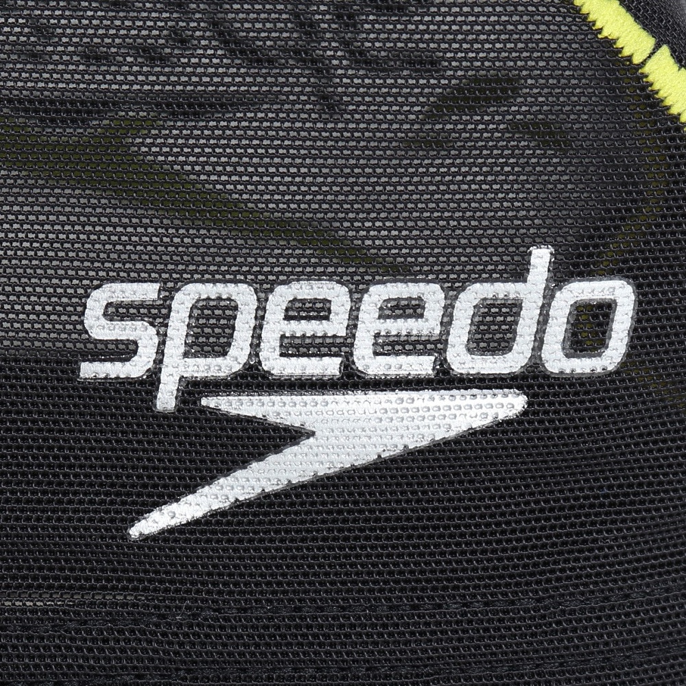 スピード（SPEEDO）（メンズ、レディース）水泳 メッシュキャップ ブーン ウェーブ SE12357 LI イエロー