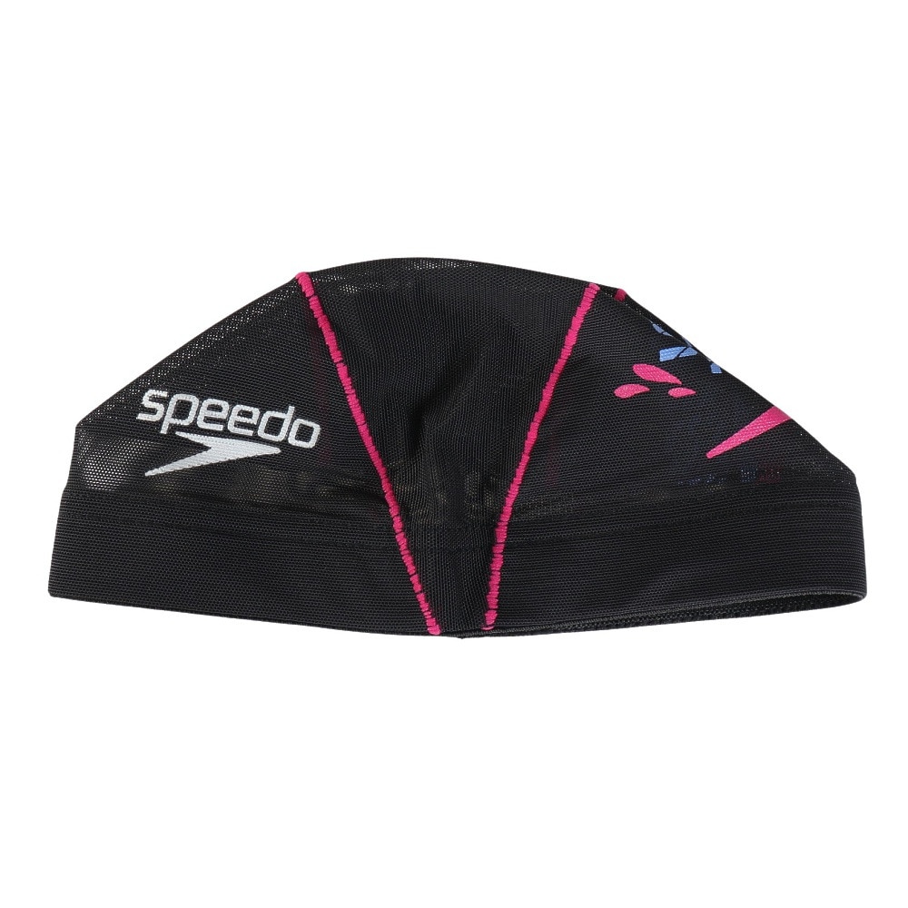 スピード（SPEEDO）（メンズ、レディース）水泳 メッシュキャップ ブーン ウェーブ SE12357 MA マゼンタ