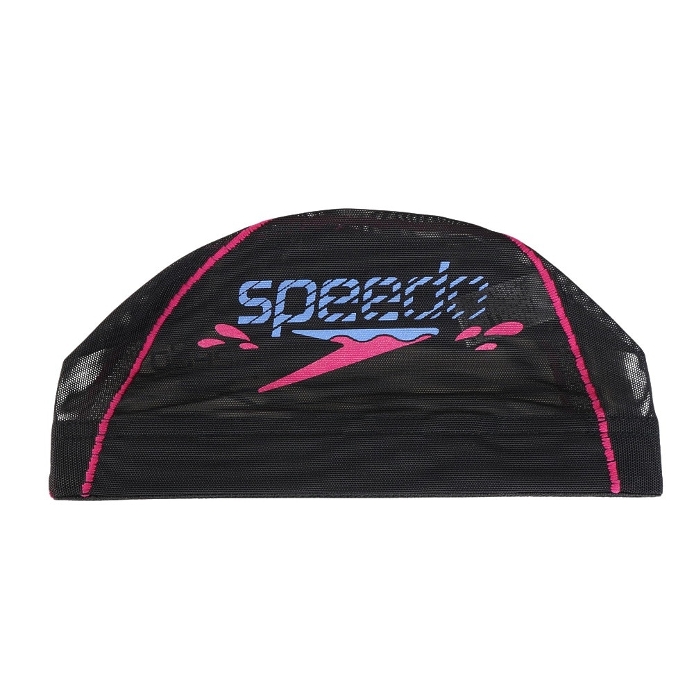スピード（SPEEDO）（メンズ、レディース）水泳 メッシュキャップ ブーン ウェーブ SE12357 MA マゼンタ
