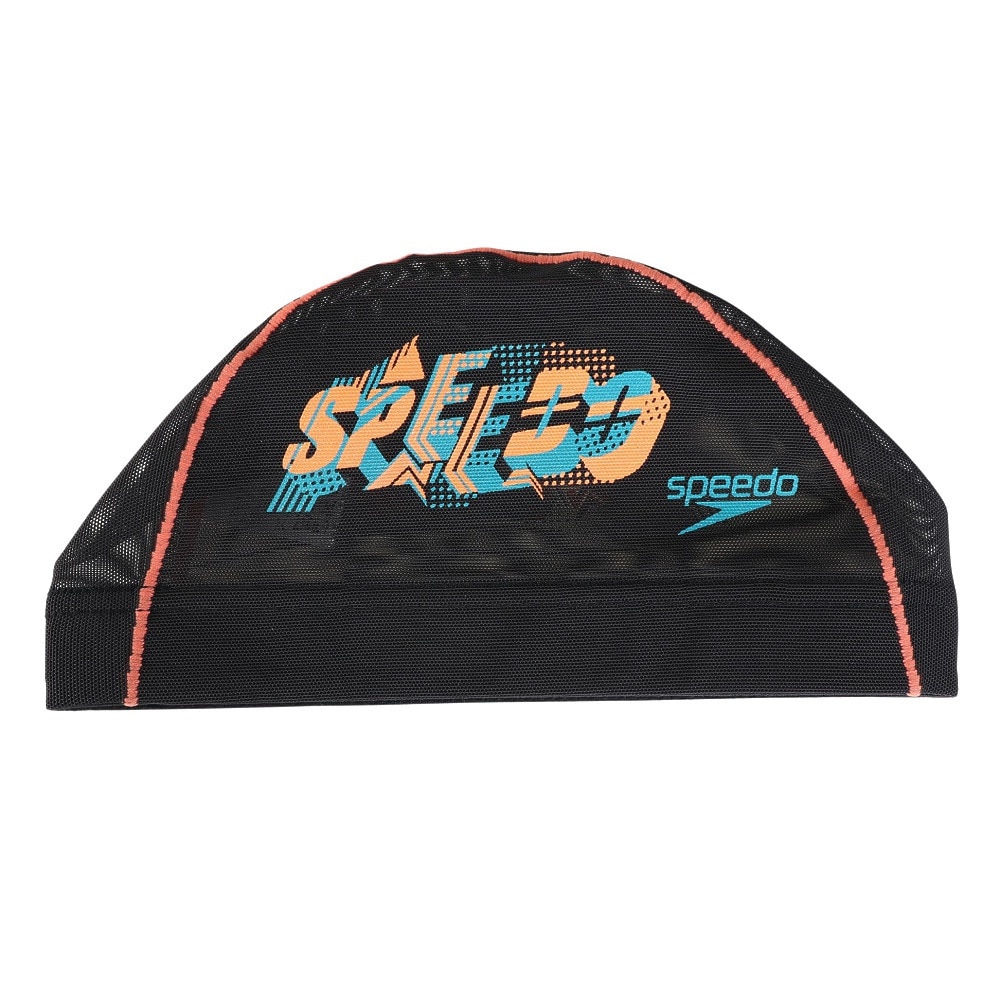 スピード（SPEEDO）（メンズ、レディース）水泳 スリーディーロゴメッシュキャップ SE12466 PY