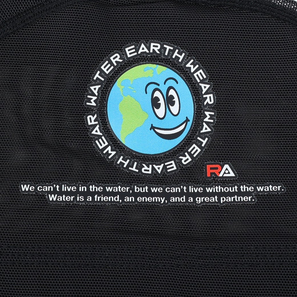 RA（RA）（メンズ、レディース）スイムキャップ 水泳 メッシュキャップ EARTH RA 黒 M-Lサイズ RA524-LCMM11 BKRB 水泳帽 スイミングキャップ 水泳 プール