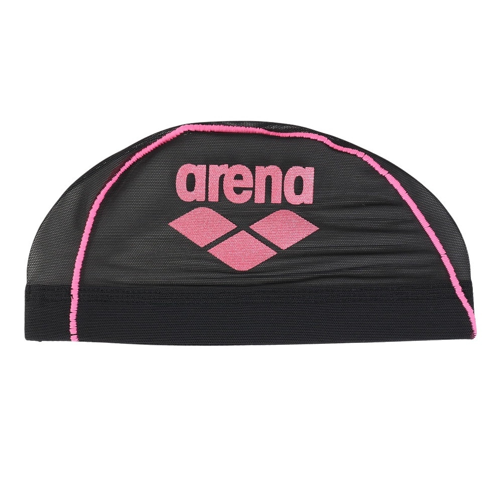 アリーナ（ARENA）（メンズ、レディース）水泳 メッシュキャップ AS5SSC41U BKPK