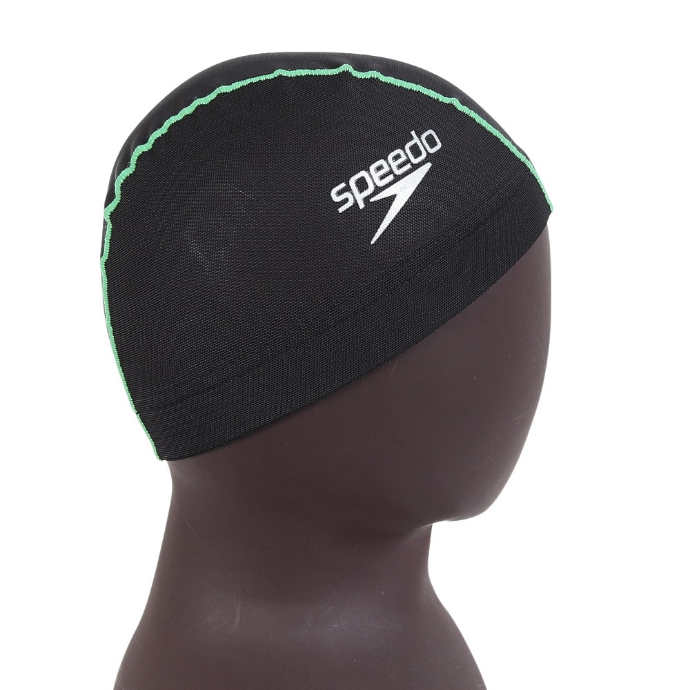 スピード（SPEEDO）（メンズ、レディース）水泳 メッシュキャップ ブーンウェーブ メッシュキャップ SE12357 LG