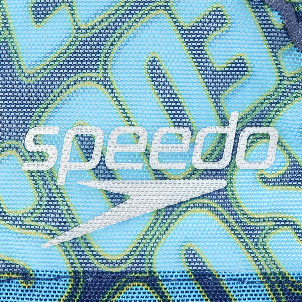 スピード（SPEEDO）（メンズ、レディース）水泳 ウェーブロゴ メッシュキャップ SE12502 BL