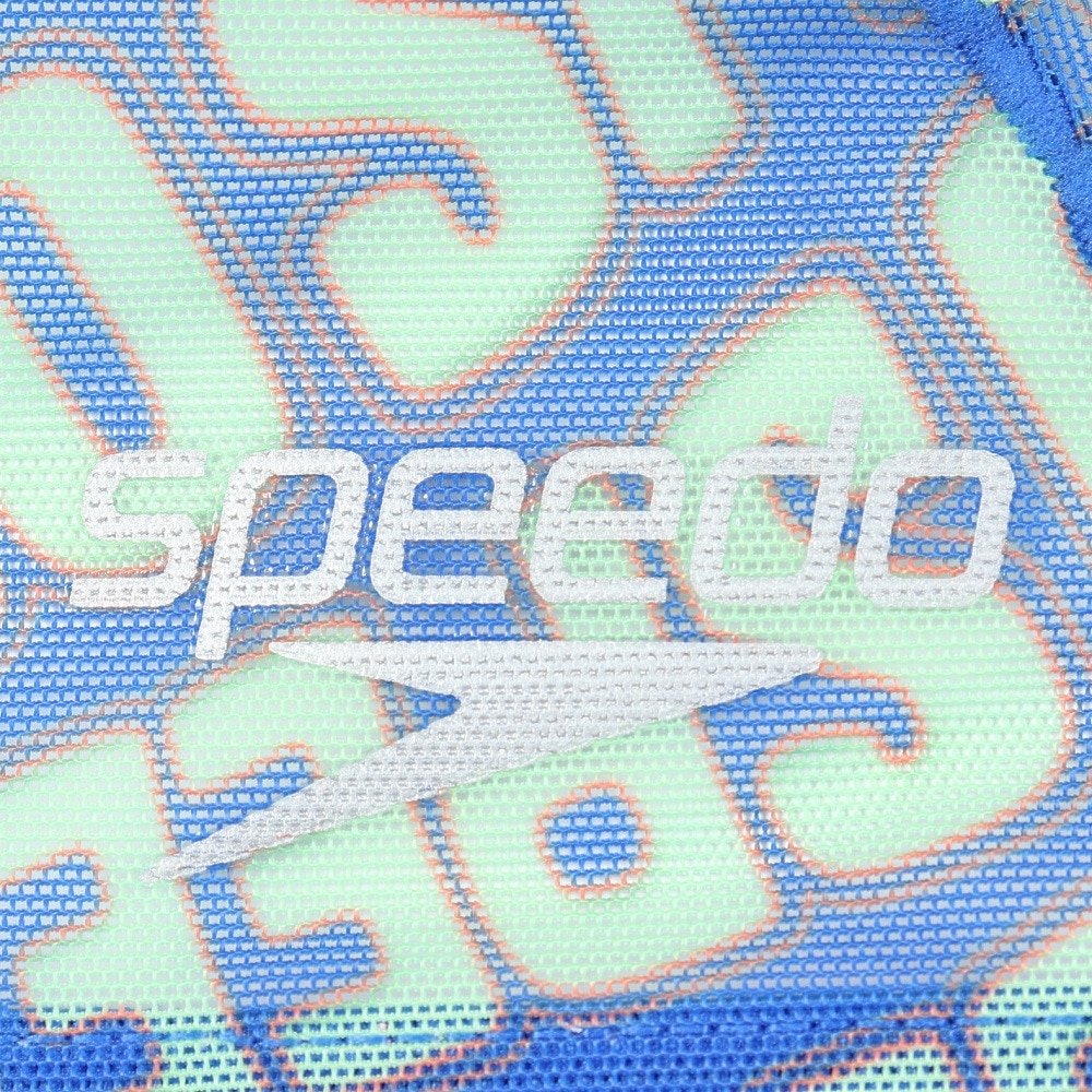 スピード（SPEEDO）（メンズ、レディース）水泳 ウェーブロゴ メッシュキャップ SE12502 LM