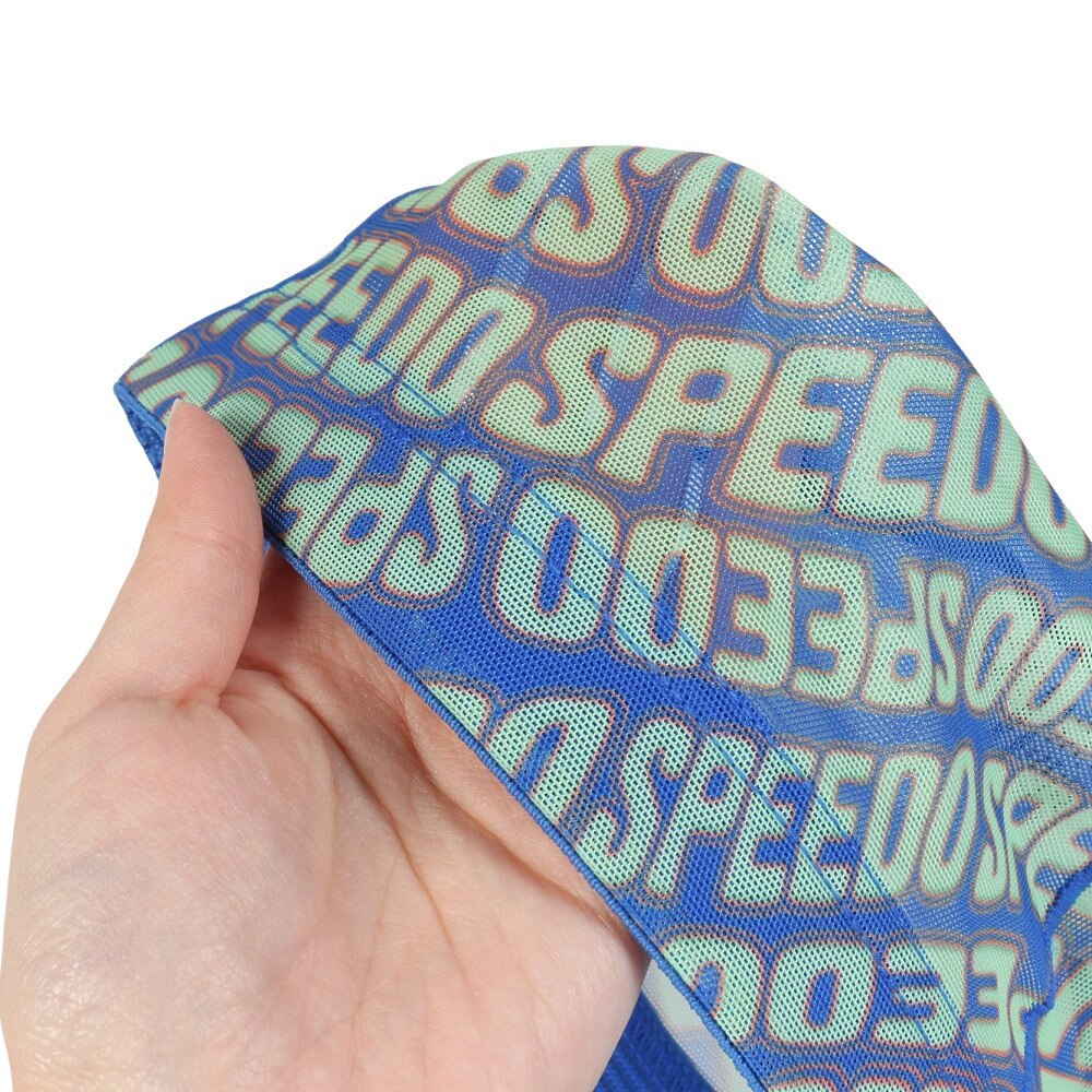 スピード（SPEEDO）（メンズ、レディース）水泳 ウェーブロゴ メッシュキャップ SE12502 LM