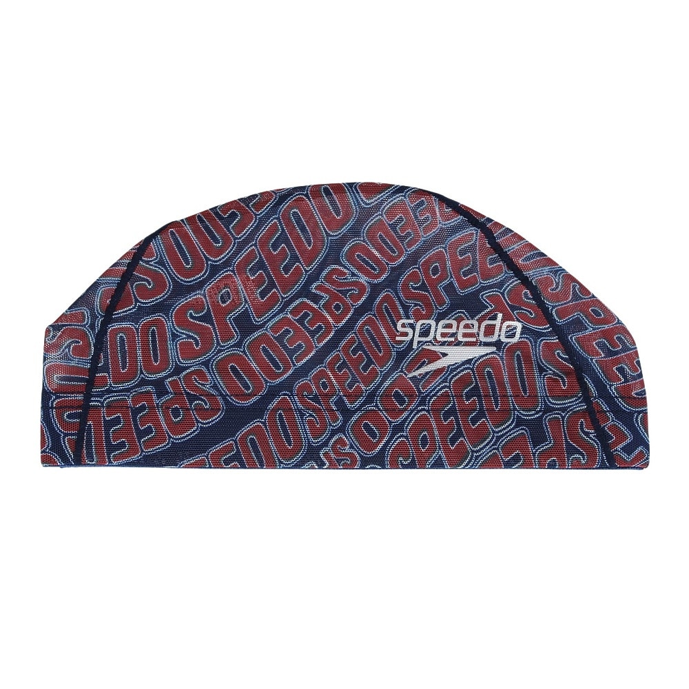 スピード（SPEEDO）（メンズ、レディース）水泳 メッシュキャップ ウェーブロゴメッシュキャップ SE12502 RE