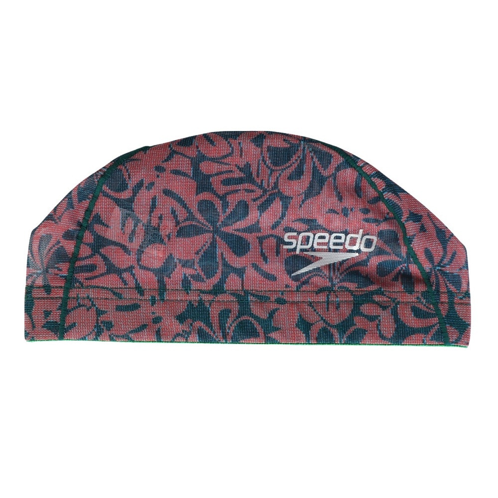 スピード（SPEEDO）（メンズ、レディース）スイムキャップ 水泳 アロアロメッシュキャップ SE12504 GO 50-59cm