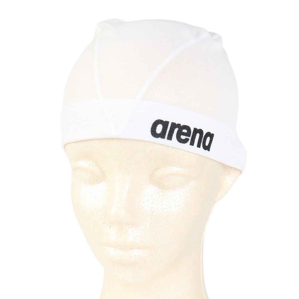 アリーナ（ARENA）（メンズ、レディース）水泳 メッシュキャップ WA承認モデル AS5SSC40U WHBK