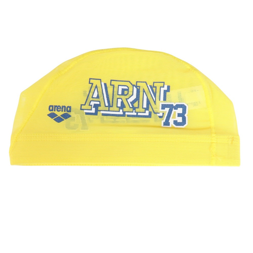 アリーナ（ARENA）（メンズ、レディース）メッシュキャップ 水泳 M-Lサイズ AS5SSC52U YLBL トレーニング 運動 スポーツ 練習用 公式大会 ロゴ入りおしゃれ