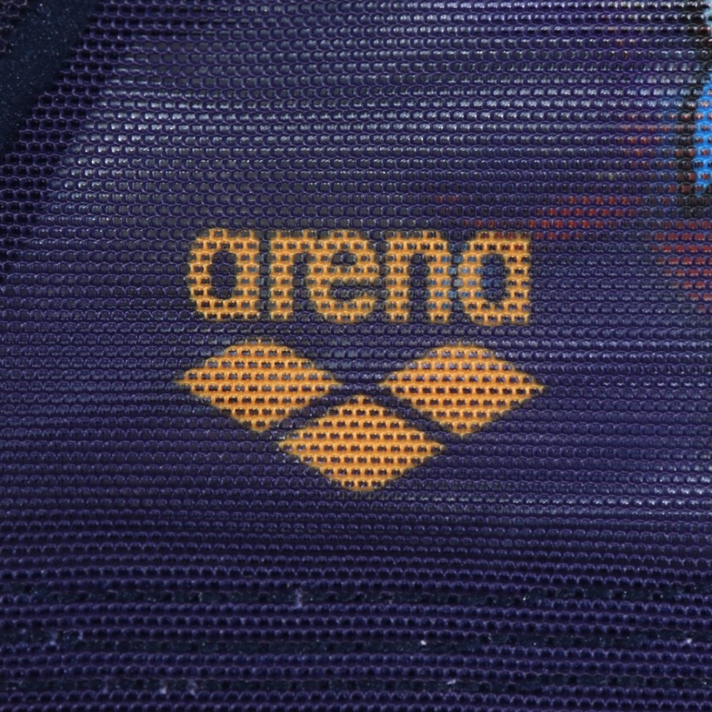 アリーナ（ARENA）（メンズ、レディース）水泳 メッシュキャップ マーベル 昇華プリント AS5SSC80U NVYL