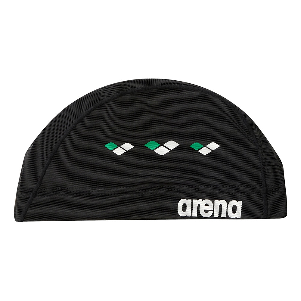 アリーナ（ARENA）（メンズ、レディース、キッズ）メッシュキャップ 水泳 M-Lサイズ AS4FSC51U BKWH ロゴシンプル メッシュ 公式大会 部活 運動 スポーツ