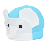 (キッズ)スイミングキャップ 水泳 メッシュキャップ アニマルくん ゾウ 48-52cm 0202117-0006 スイムキャップ 子供用 プール帽