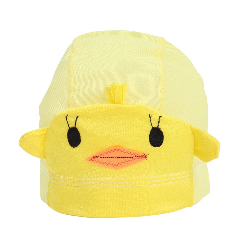 フットマーク（FOOTMARK）（キッズ）スイミングキャップ 水泳 メッシュキャップ アニマルくん ヒヨコ 48-52cm 0202117-0079 スイムキャップ 子供用 プール帽 