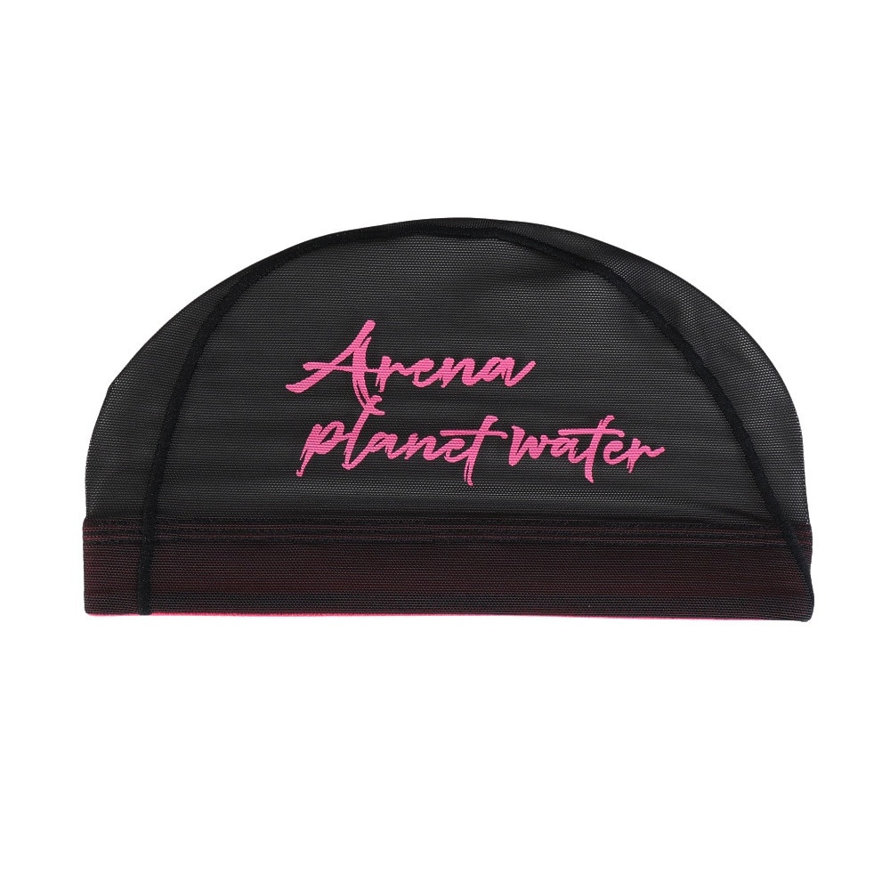 アリーナ（ARENA）（メンズ、レディース）水泳 メッシュキャップ AS5FSC52U BKPK
