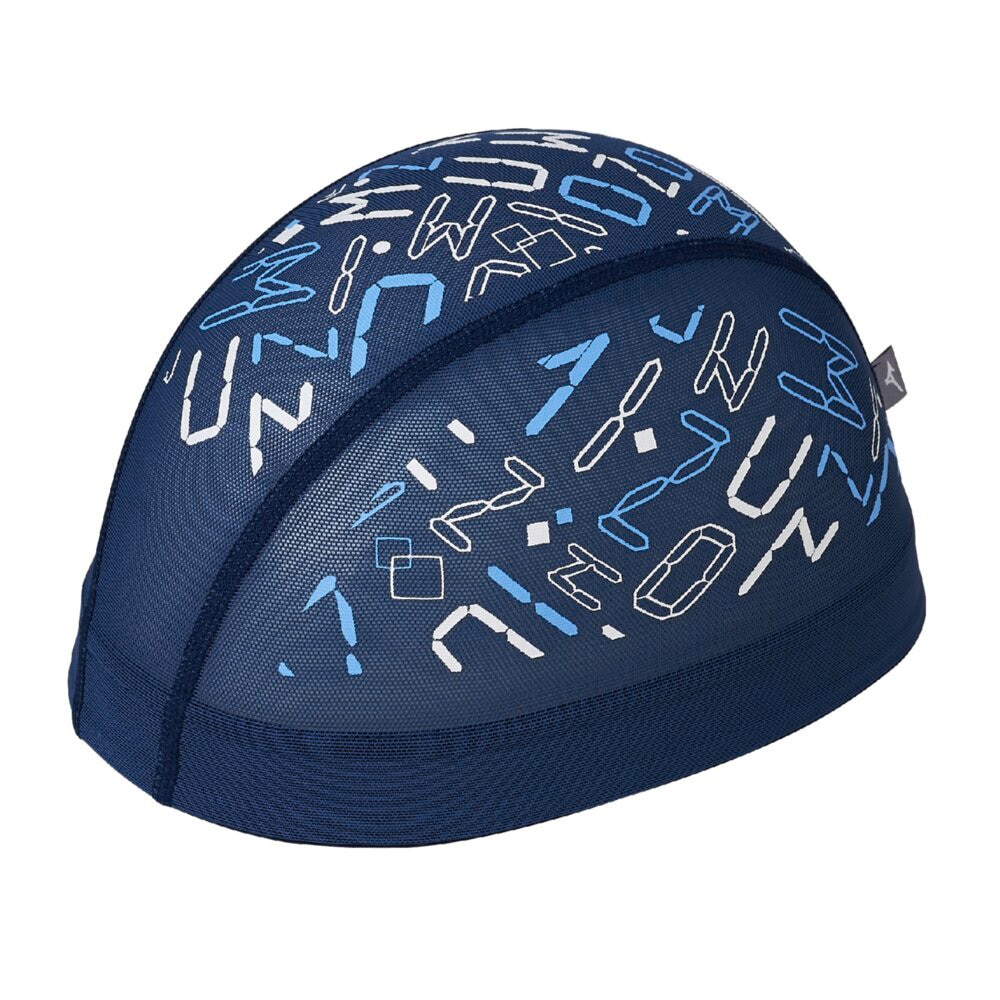 ミズノ（MIZUNO）（メンズ、レディース）スイムキャップ 水泳 メッシュキャップ 紺 M-Lサイズ N2JWC51614 スイミングキャップ 水泳帽