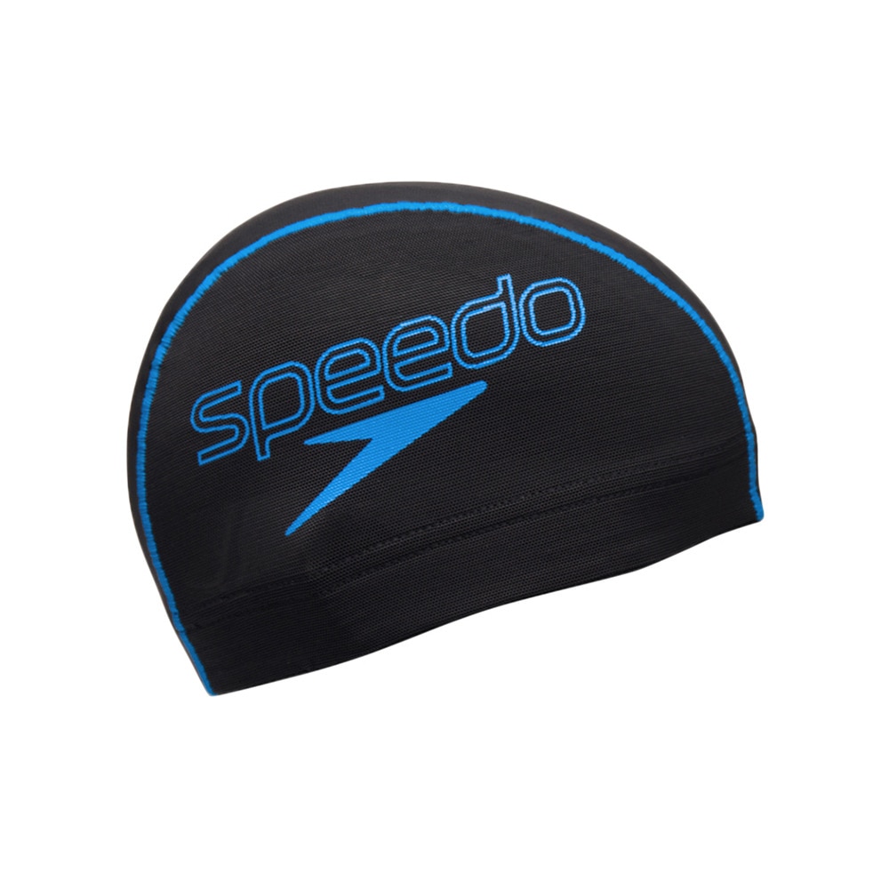 スピード（SPEEDO）（メンズ、レディース）水泳 バーティカルメッシュキャップ SE12550 BL