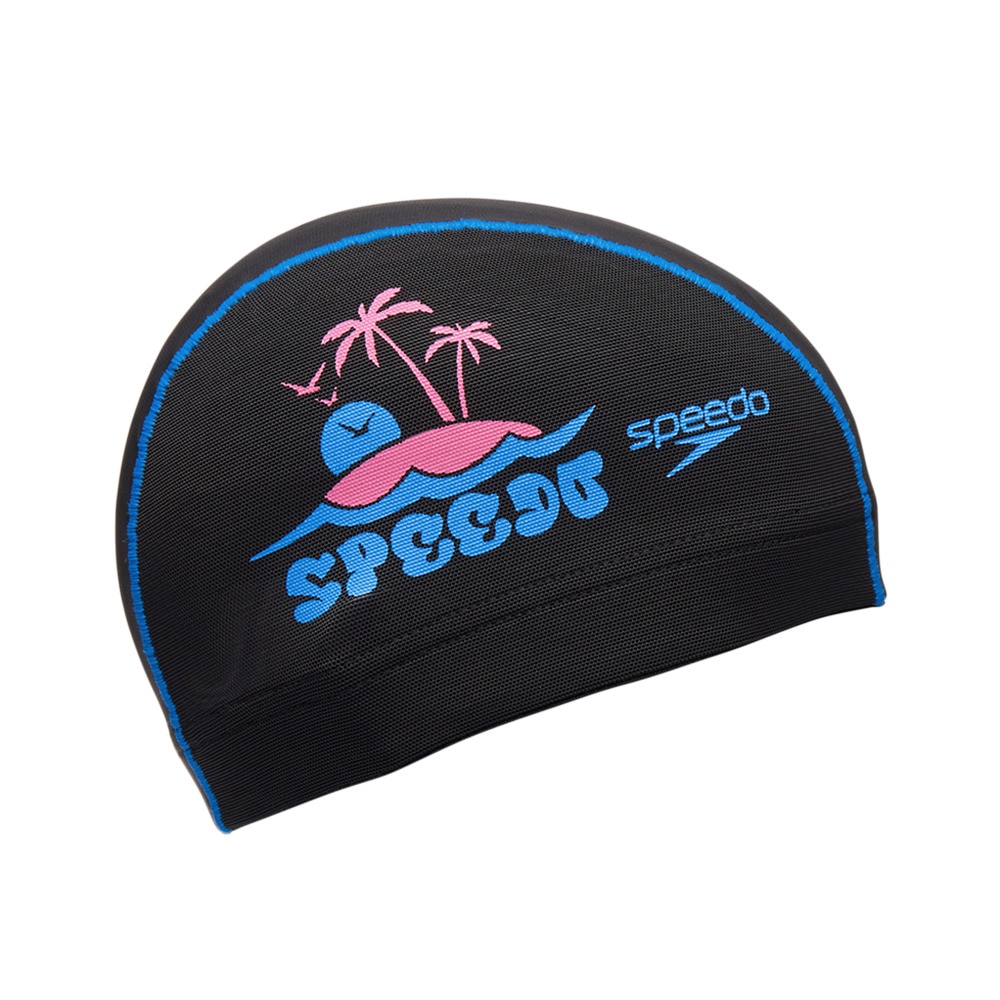 スピード（SPEEDO）（メンズ、レディース）水泳 サンセットメッシュキャップ SE12555 BL