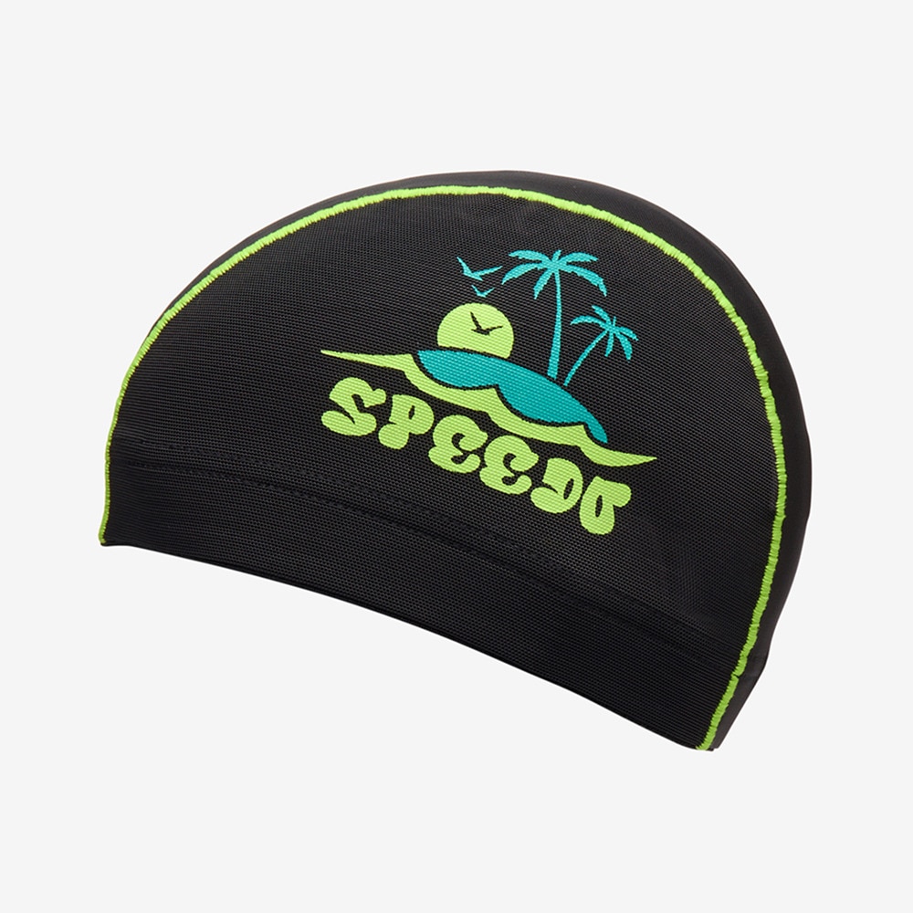 スピード（SPEEDO）（メンズ、レディース）水泳 サンセットメッシュキャップ SE12555 CG