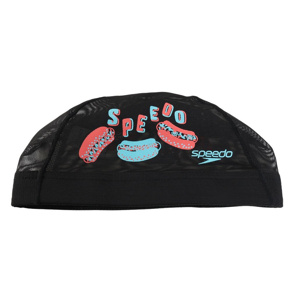 スピード（SPEEDO）（メンズ）水泳 メッシュキャップ ホットドッグ