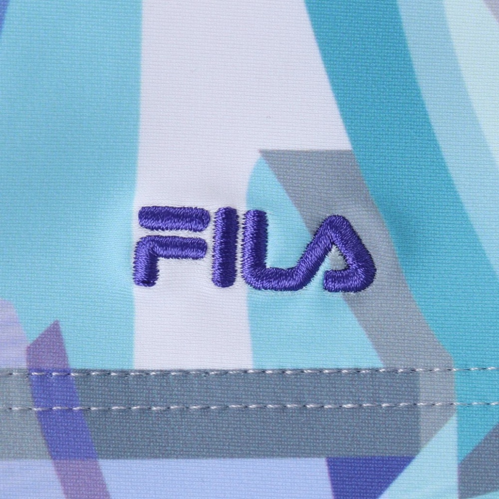 フィラ（FILA）（レディース）水泳 キャップ カラーブロック プリントキャップ 314622-PPL