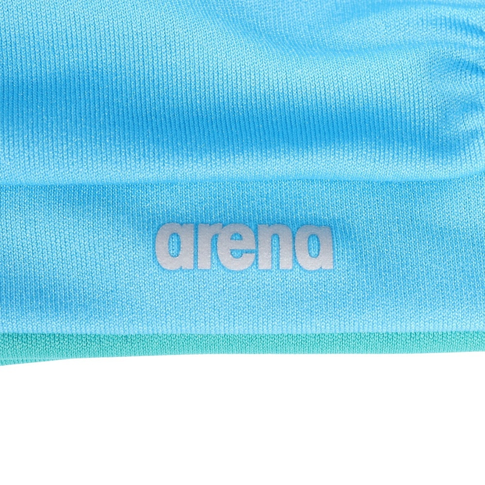 アリーナ（ARENA）（メンズ、レディース）キャップ 水泳テキスタイルキャップ ウォーキング用 AS5SSC73U BLGR アクアビクス 水中ウォーキング ロゴ ゆったり