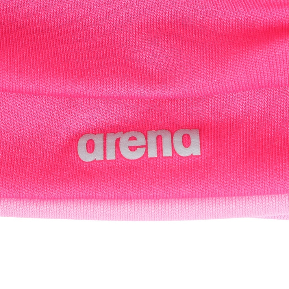 アリーナ（ARENA）（メンズ、レディース）キャップ 水泳テキスタイルキャップ ウォーキング用 ピンク AS5SSC73U PKPK  アクアビクス 水中ウォーキング ロゴ