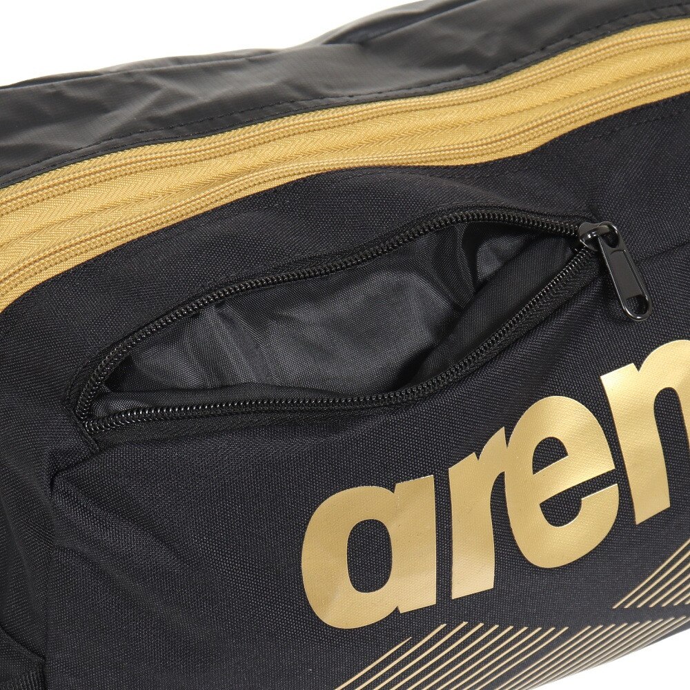 アリーナ（ARENA）（メンズ、レディース、キッズ）水泳バッグ 2ルームプルーフバッグ AEAWJA53 BKGD