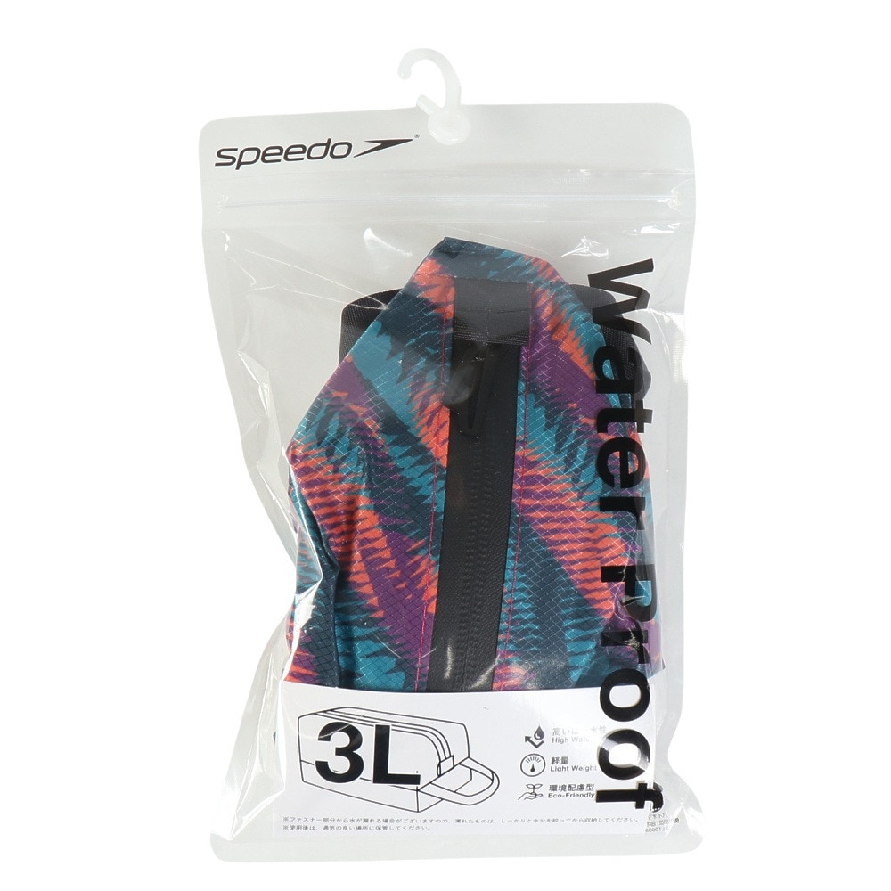 スピード（SPEEDO）（メンズ、レディース、キッズ）水泳バッグ ポーチ ノベルティ ウォータープルーフ S SE22503 DT