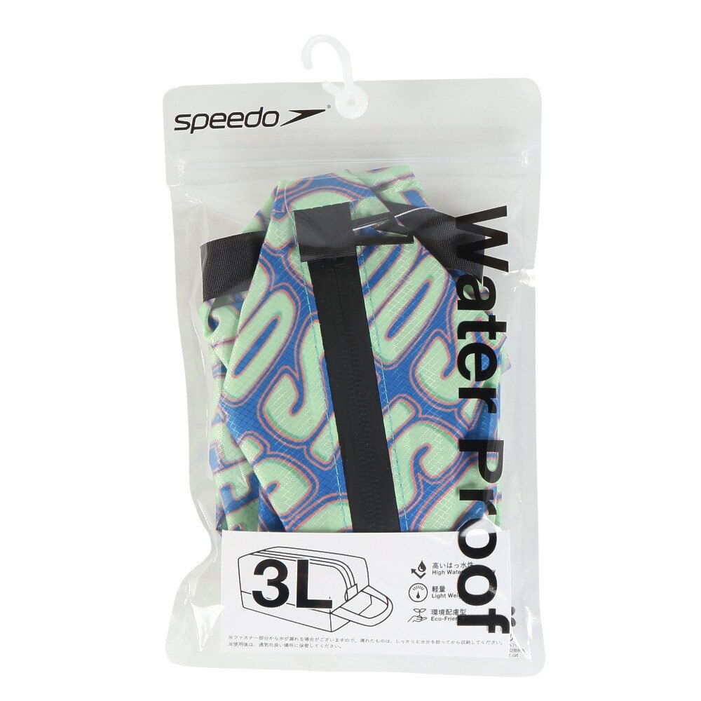 スピード（SPEEDO）（メンズ、レディース、キッズ）水泳バッグ ポーチ ノベルティ ウォータープルーフ S SE22503 LM