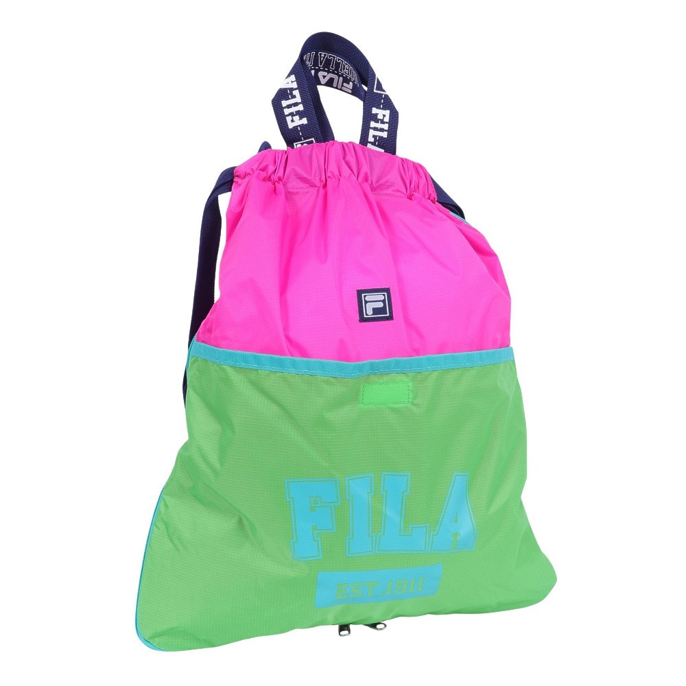 フィラ（FILA）（メンズ、レディース、キッズ）水泳バッグ マチ付きナップサック 124525PK