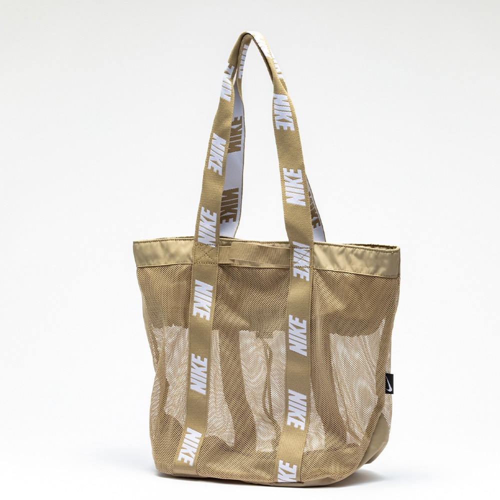 ナイキ（NIKE）（メンズ、レディース、キッズ）水泳バッグ メッシュトートプールバッグ ベージュ 4L 1994036-017 防水 通気性 部活 スイムバック バッグ