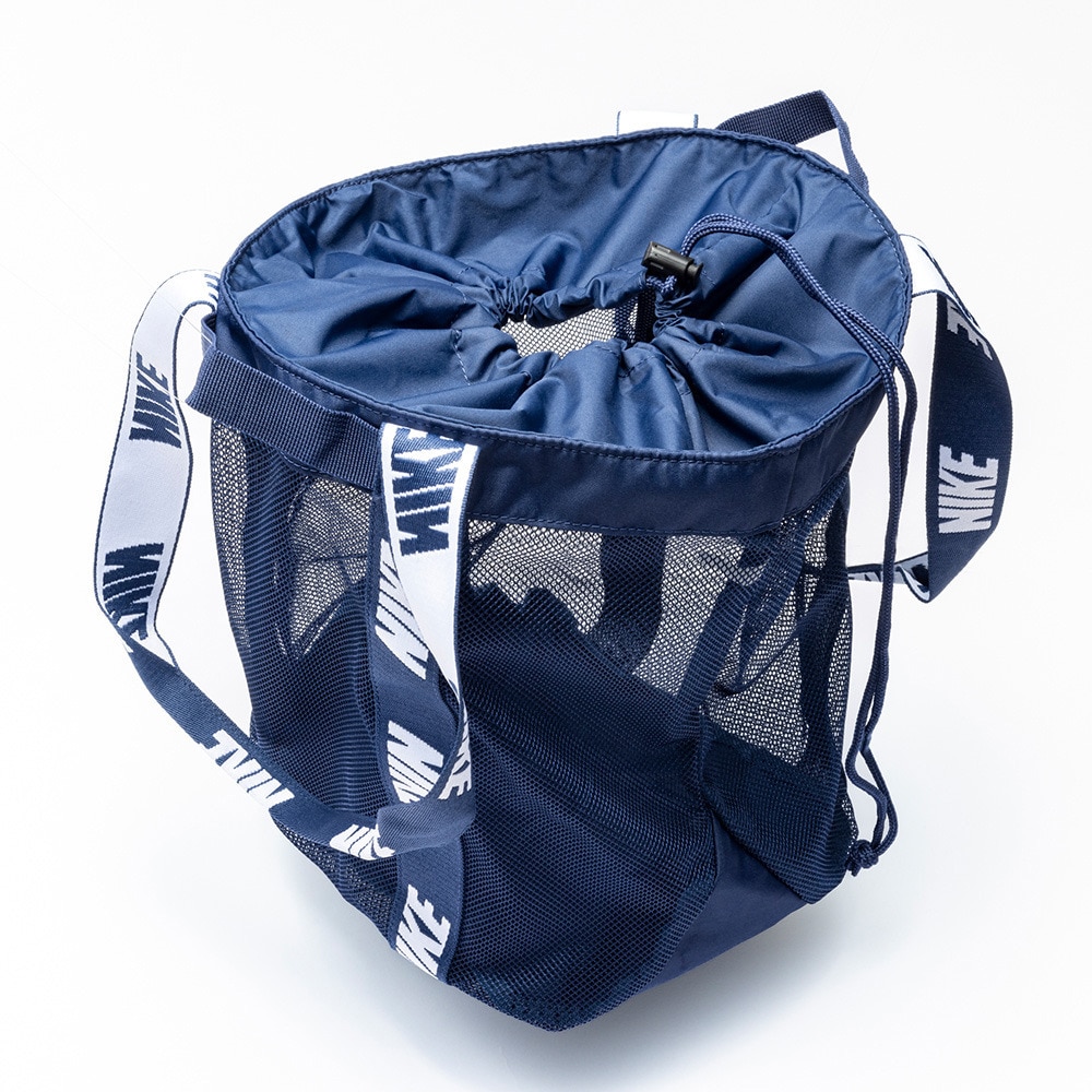 ナイキ（NIKE）（メンズ、レディース、キッズ）水泳バッグ メッシュトートプールバッグ ネイビー 4L 1994036-019 防水 通気性 部活 スイムバック バッグ