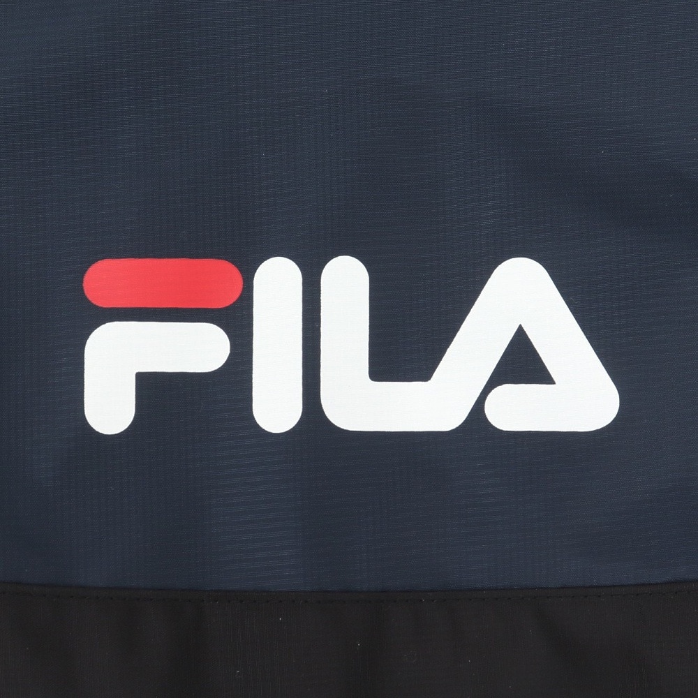 フィラ（FILA）（メンズ、レディース、キッズ）水泳バッグ ベーシックナップサック 紺 125520 NV シンプル ロゴ 軽量 カジュアル スポーティー 運動 部活