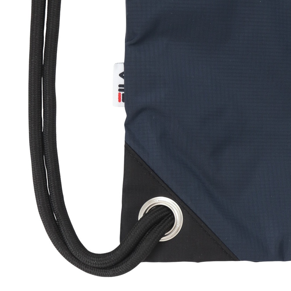 フィラ（FILA）（メンズ、レディース、キッズ）水泳バッグ ベーシックナップサック 紺 125520 NV シンプル ロゴ 軽量 カジュアル スポーティー 運動 部活