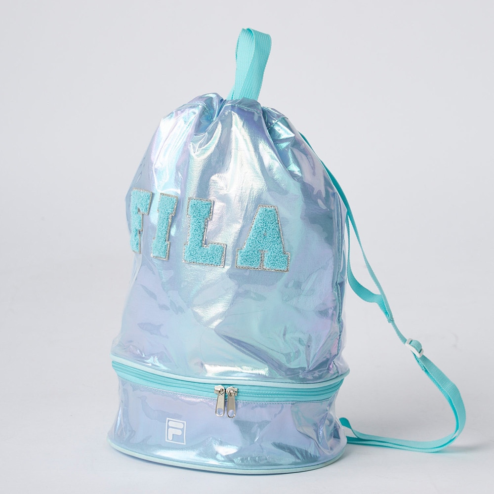 フィラ（FILA）（キッズ）水泳バッグ オーロラ二重底ボンサック 125523-SAX