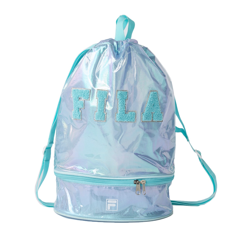 フィラ（FILA）（キッズ）水泳バッグ オーロラ二重底ボンサック 125523-SAX