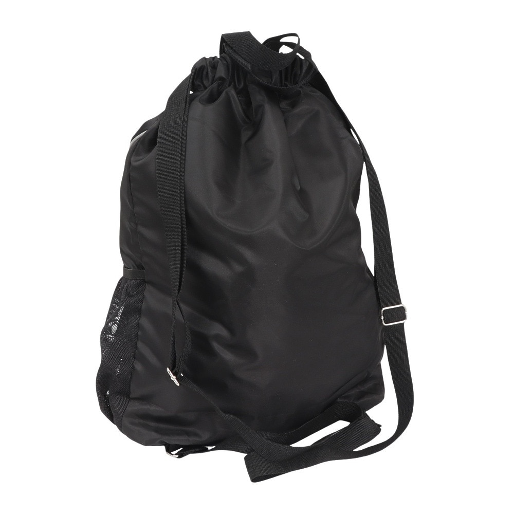 リーボック（REEBOK）（メンズ、レディース、キッズ）水泳バッグ ナップサック 黒 125527 BK スイムバッグ リュック バックパック 水泳 競泳 プール 