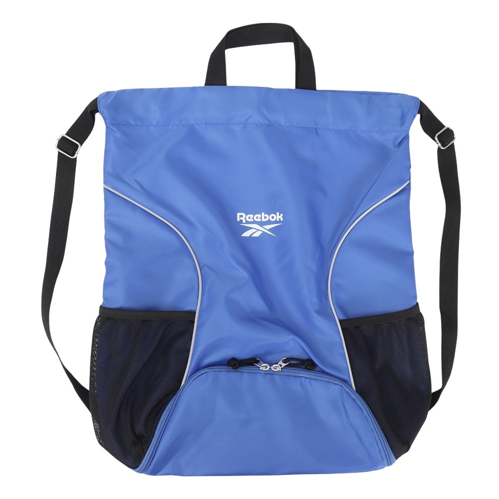 リーボック（REEBOK）（メンズ、レディース、キッズ）水泳バッグ ナップサック 青 125527 -BL スイムバッグ リュック バックパック 水泳 競泳 プール 