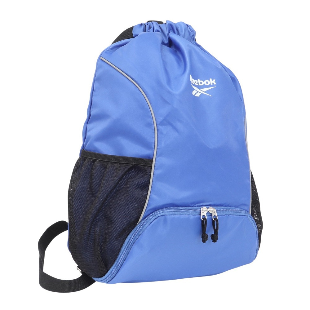 リーボック（REEBOK）（メンズ、レディース、キッズ）水泳バッグ ナップサック 青 125527 -BL スイムバッグ リュック バックパック 水泳 競泳 プール 