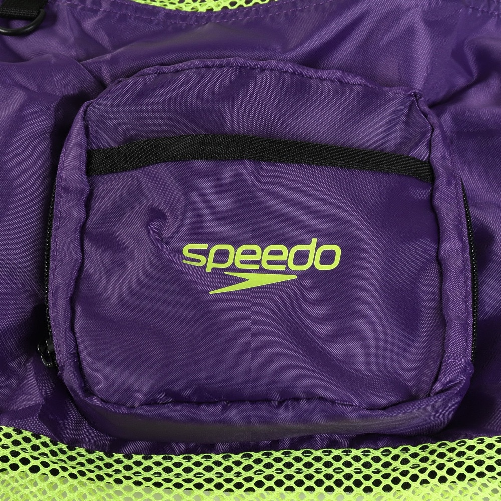 スピード（SPEEDO）（メンズ、レディース）水泳バッグ ポケッタブル メッシュバッグ パープル SE22502 PY スポーツバッグ ポケッタブルバッグ  コンパクト