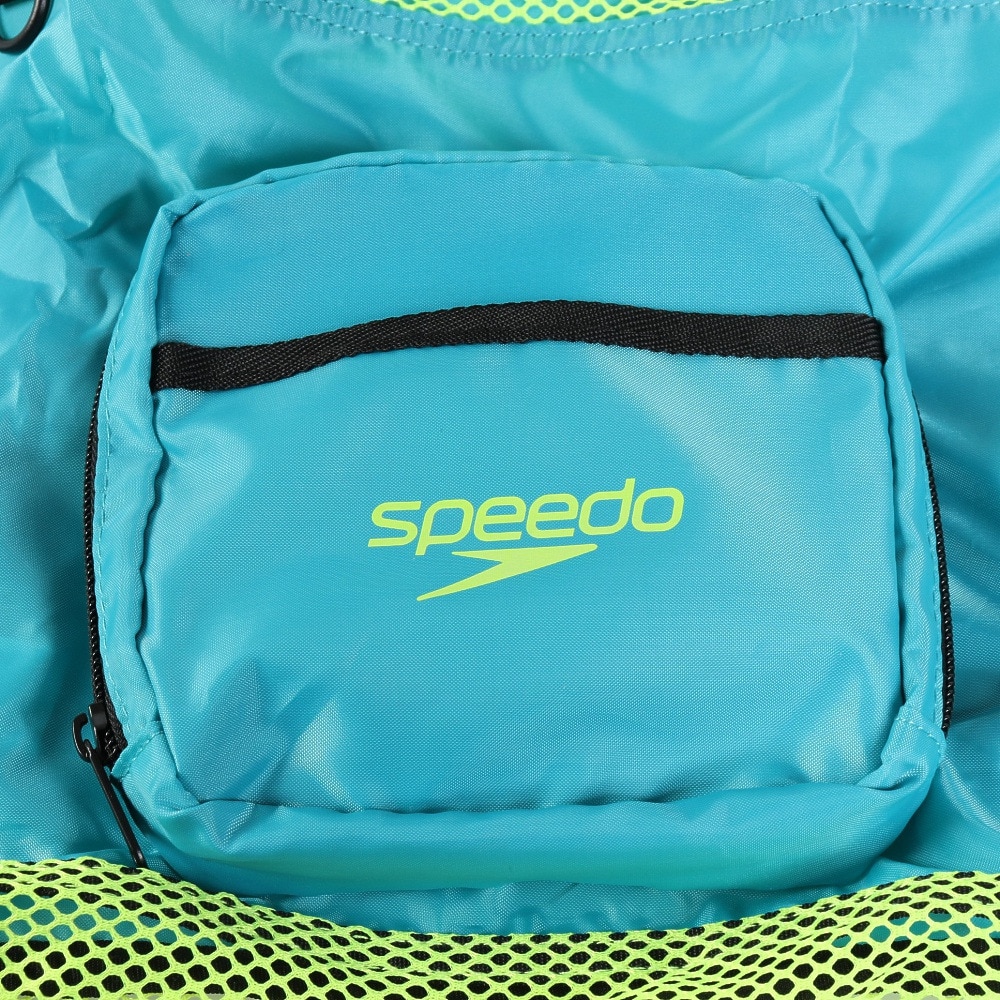 スピード（SPEEDO）（メンズ、レディース）水泳バッグ ポケッタブル メッシュバッグ ブルー SE22502 TY スポーツバッグ ポケッタブルバッグ  コンパクト