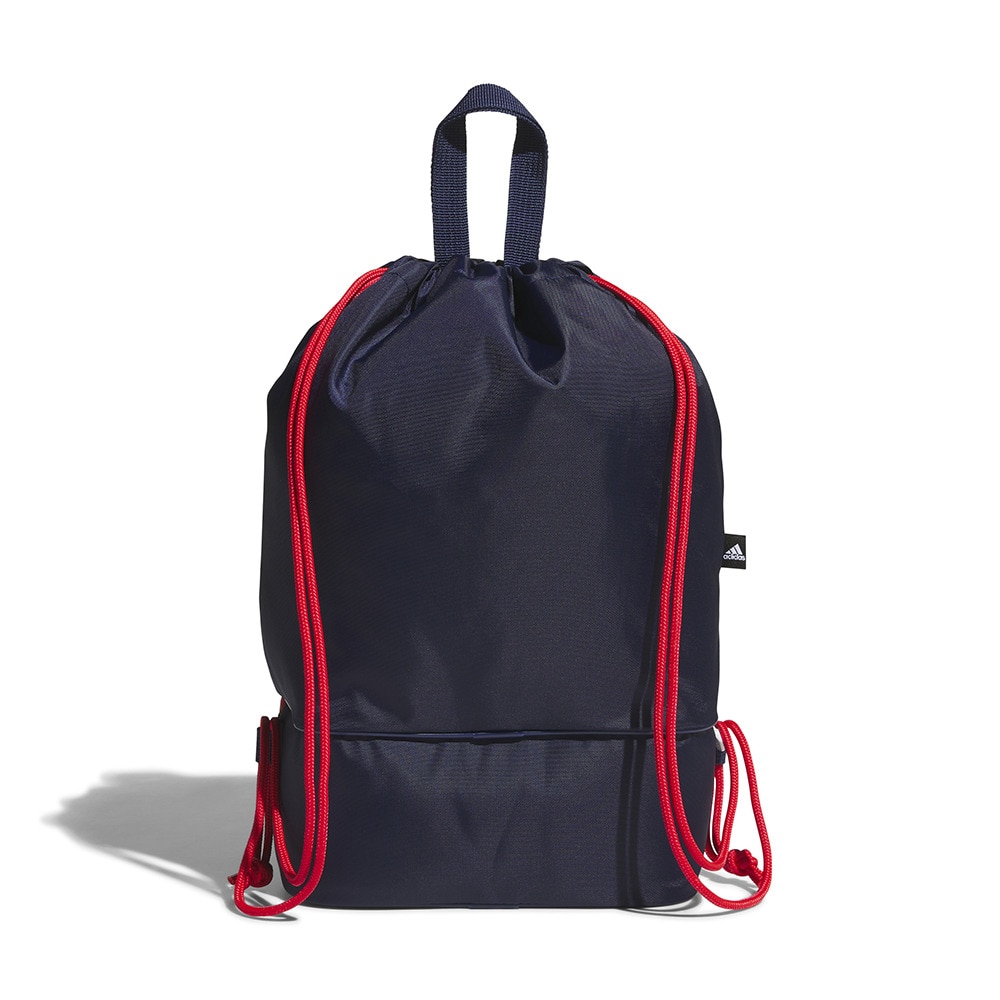 アディダス（adidas）（キッズ）スイムバッグ ジュニア 水泳バッグ ジムバッグ 紺 15L BV550-JL5192 スイミングバッグ 軽量 学校 習い事