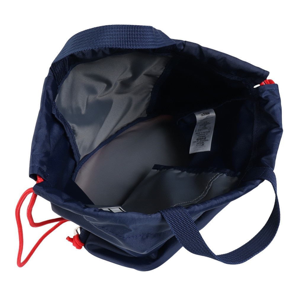 アディダス（adidas）（キッズ）スイムバッグ ジュニア 水泳バッグ ジムバッグ 紺 15L BV550-JL5192 スイミングバッグ 軽量 学校 習い事