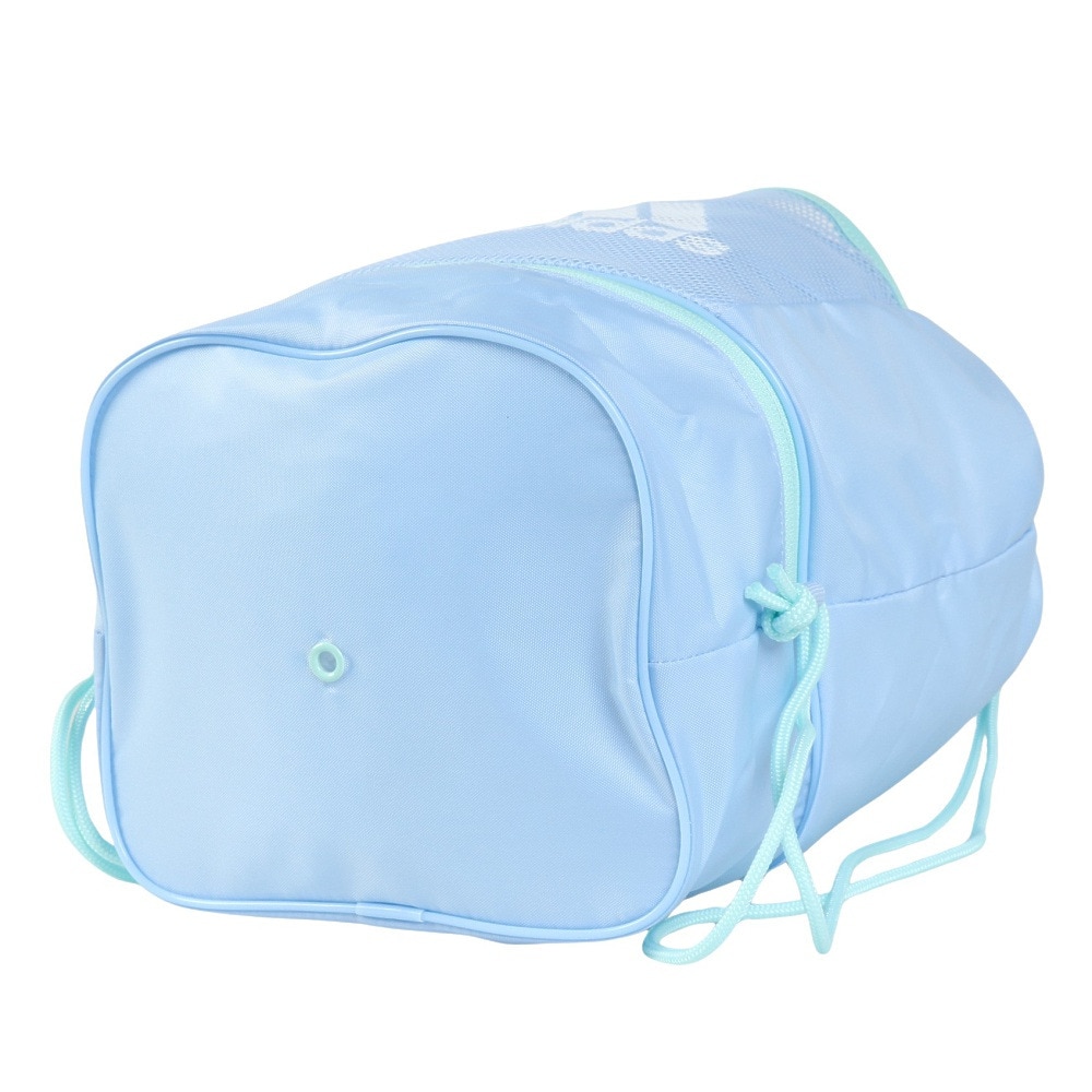 アディダス（adidas）（キッズ）スイムバッグ ジュニア 水泳バッグ ジムバッグ 水色 15L BV550-JL5193 スイミングバッグ 軽量 学校 習い事