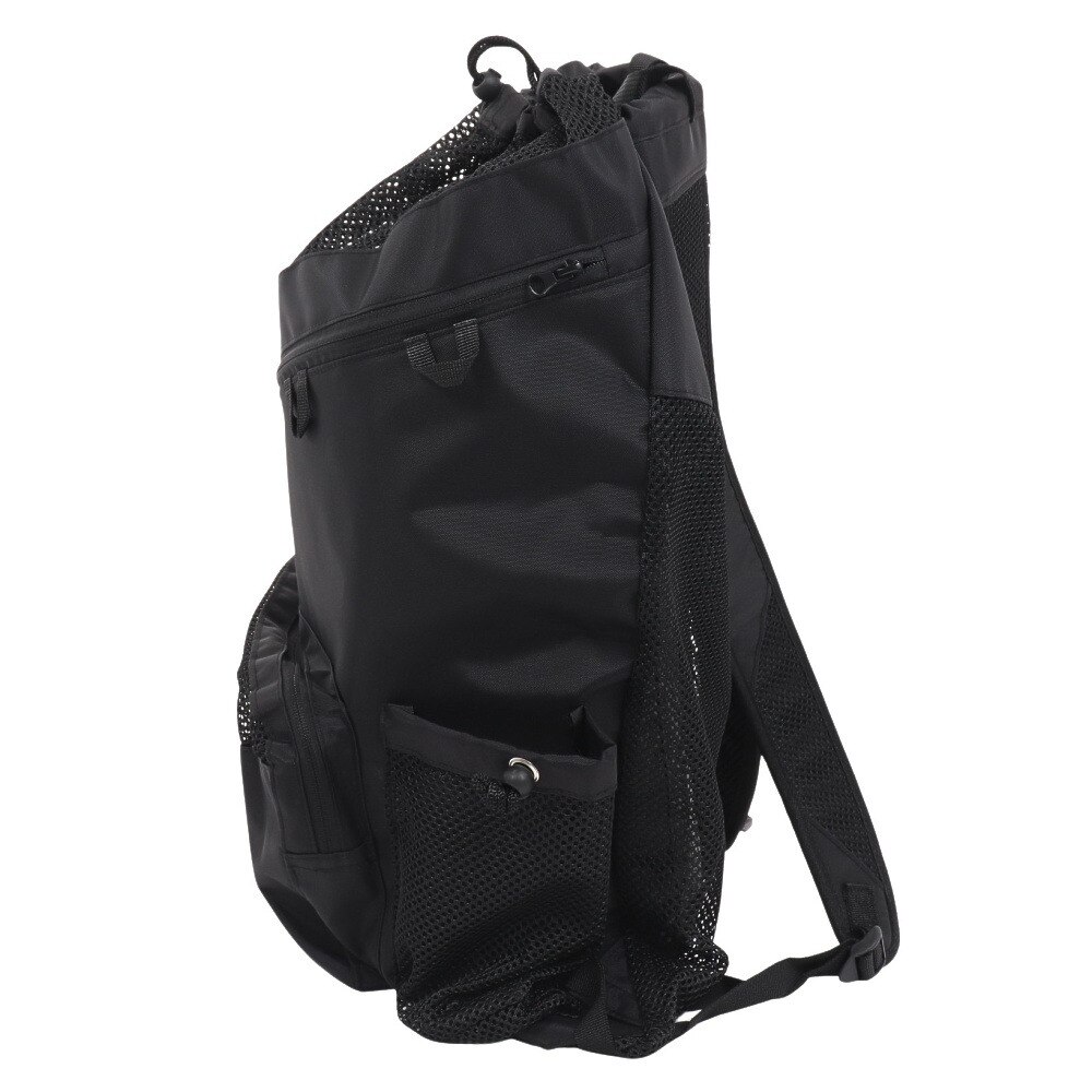 RA（RA）（メンズ、レディース）水泳バッグ メッシュバックパック LMESHBP BK