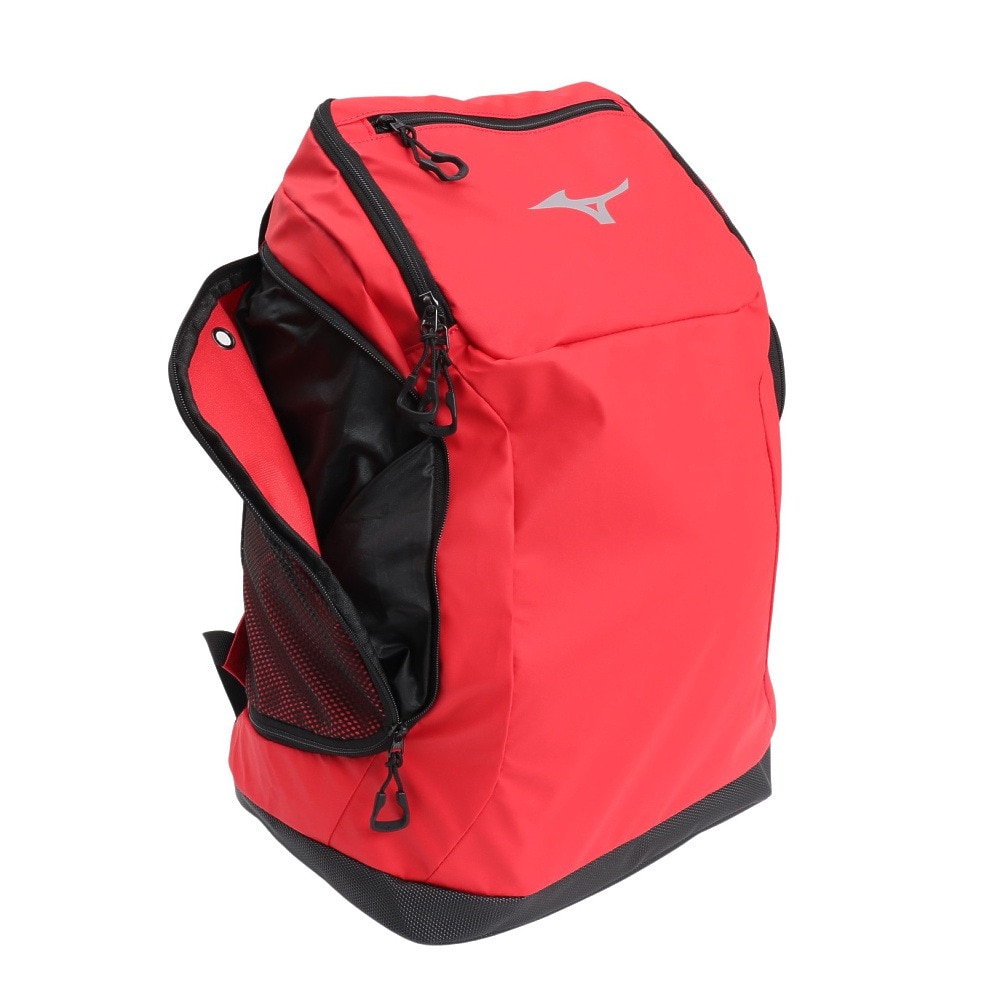 ミズノ（MIZUNO）（メンズ、レディース）水泳バッグ バックパック N3GD350162 35L リュック 赤