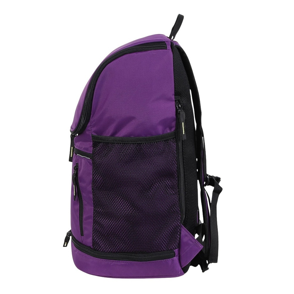 スピード（SPEEDO）（メンズ、レディース）水泳バッグ FS PACK 紫 35L SE22501 PU スイマーズリュック シューズポケット シューズ収納 保冷シート付ポケット