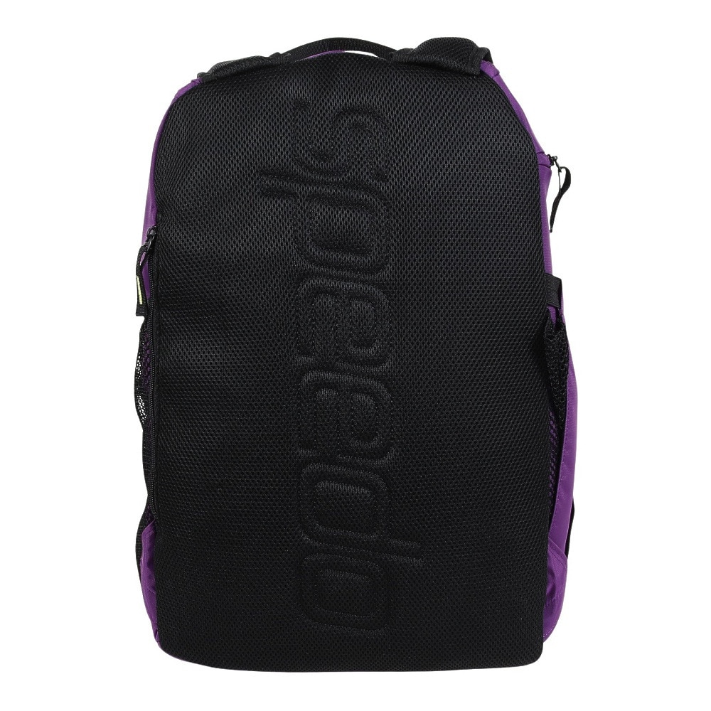 スピード（SPEEDO）（メンズ、レディース）水泳バッグ FS PACK 紫 35L SE22501 PU スイマーズリュック シューズポケット シューズ収納 保冷シート付ポケット